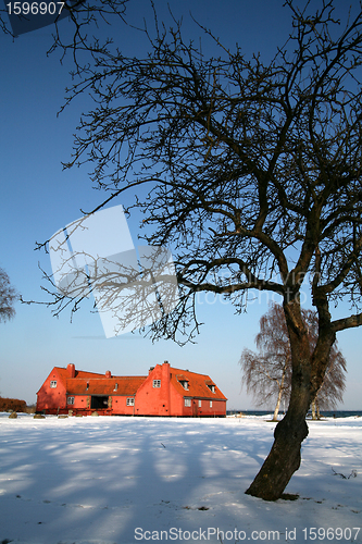 Image of old farm on danish east  coast 