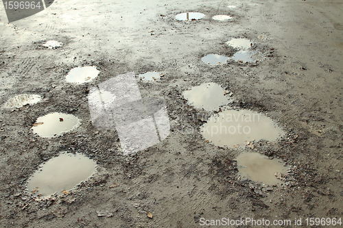 Image of  water puddle