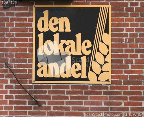 Image of  sign on wall