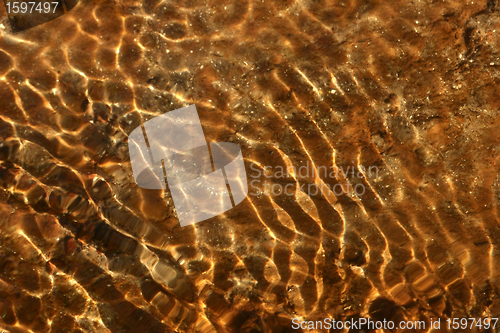 Image of gold water