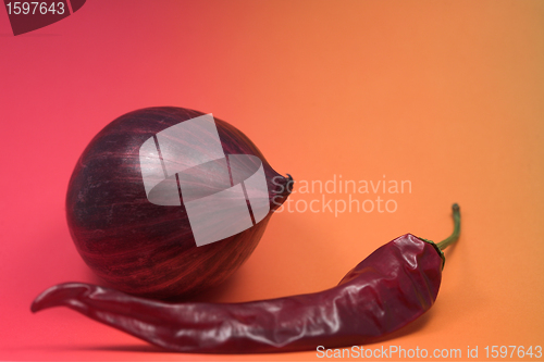 Image of Pepper and onion