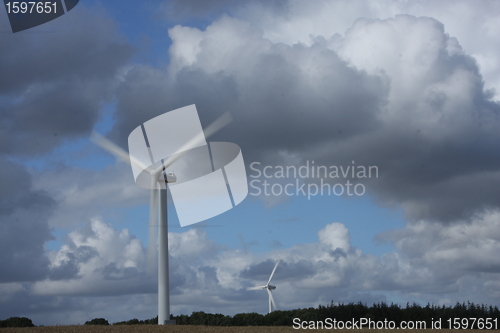 Image of electricity wind mills