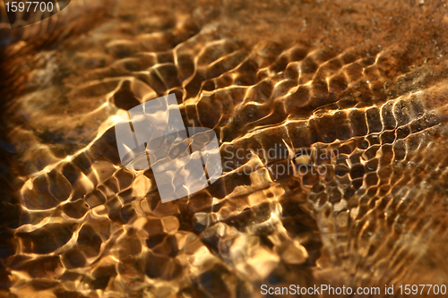 Image of gold water