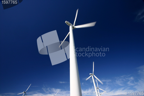 Image of electricity wind mills