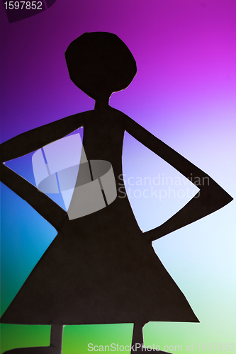 Image of woman silhouette