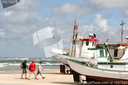 Image of fishing boats in denmark