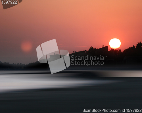 Image of sunset landscape