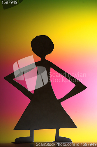 Image of woman silhouette