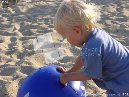 Image of Kid on Beach