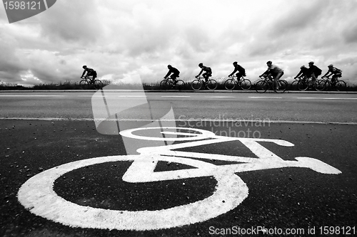 Image of bike race
