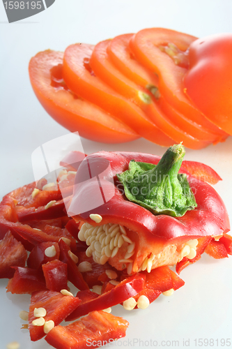 Image of tomato and pepper
