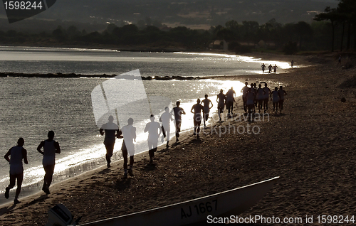 Image of French legion in  Cavi  in CORSICA