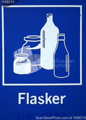 Image of  bottles sign