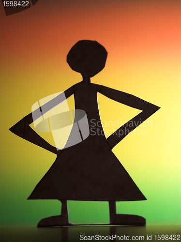 Image of woman silhouette