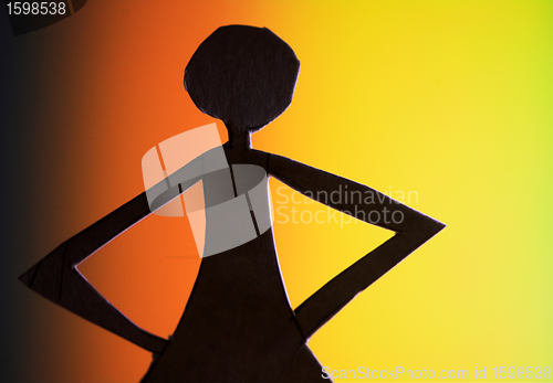 Image of woman silhouette