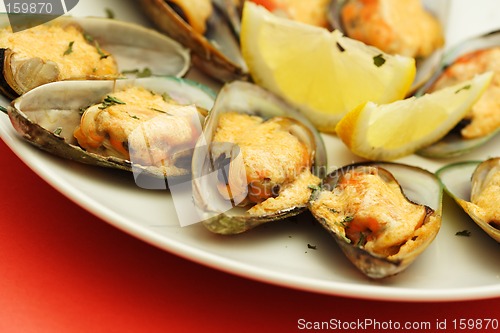 Image of Baked mussels