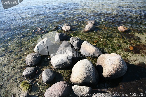 Image of ocean stones