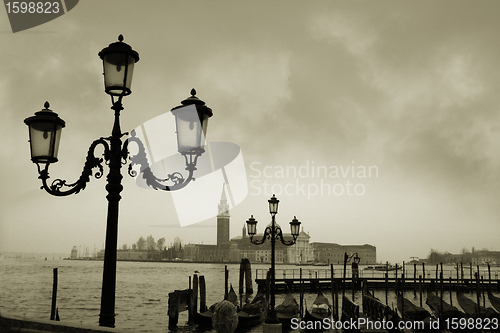 Image of Street lamps in Venice
