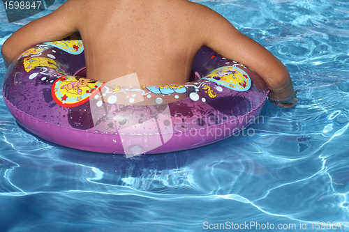 Image of  child  and water