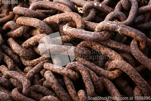 Image of rusted chain