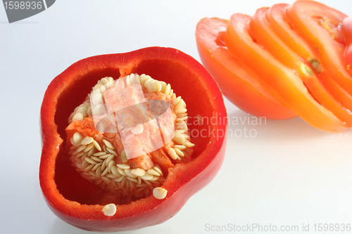 Image of tomato and pepper