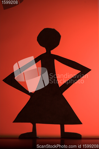 Image of woman silhouette