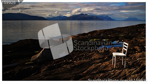 Image of Chair by the waterfront