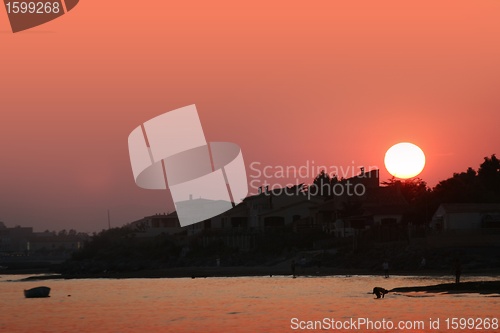 Image of sunset landscape