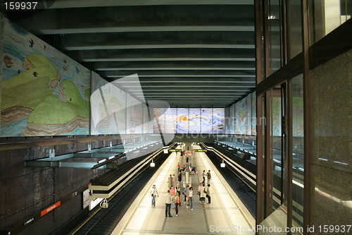 Image of Metro station in Vienna