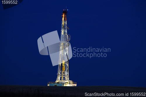 Image of Drilling Rig Potash Mine