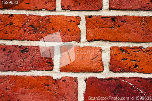 Image of Mauer aus Ziegelsteinen