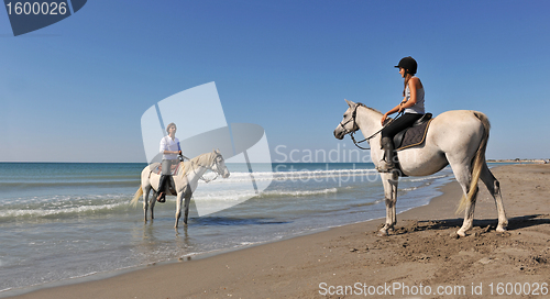 Image of horseback riding in holidays