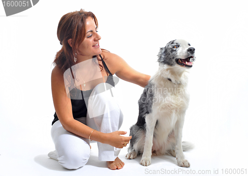 Image of girl and dog