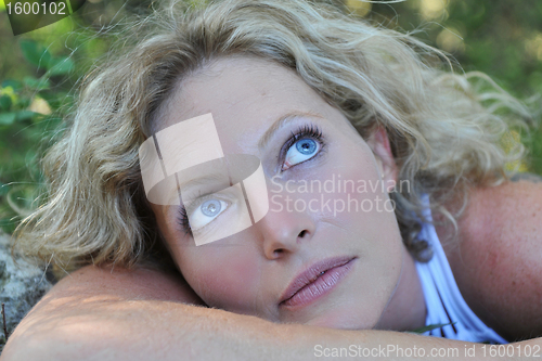 Image of woman in nature