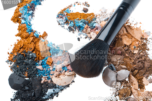 Image of crushed eyeshadows