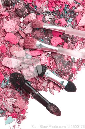 Image of crushed eyeshadows