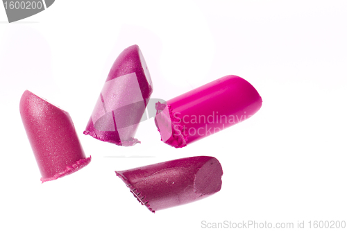 Image of scraps of lipstick