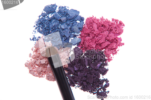 Image of crushed eyeshadows