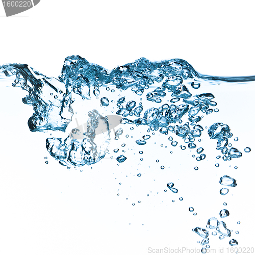 Image of water splashing