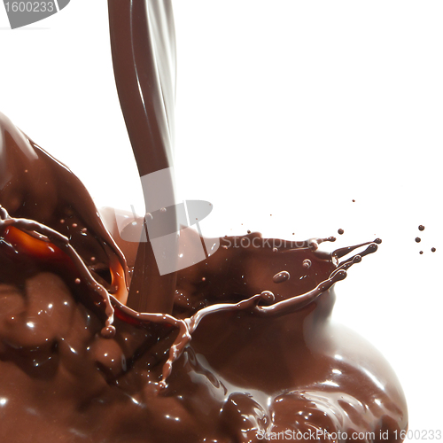 Image of pouring chocolate