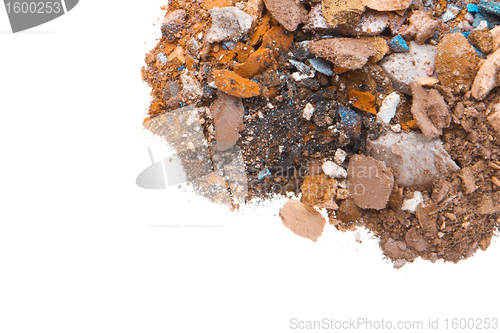 Image of crushed eyeshadows