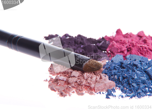 Image of crushed eyeshadows