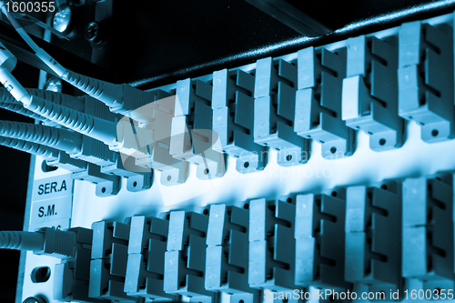 Image of optic fiber hub