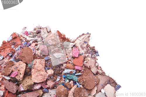 Image of crushed eyeshadows