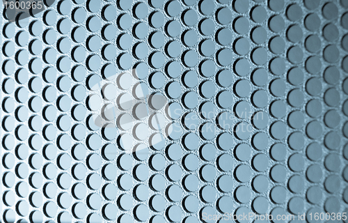 Image of abstract metallic grid