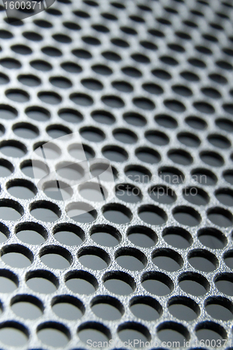 Image of abstract metallic grid