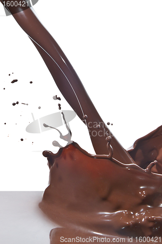 Image of pouring chocolate