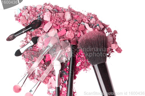 Image of crushed eyeshadows