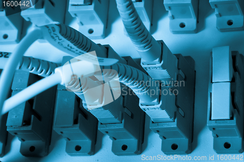 Image of optic fiber hub