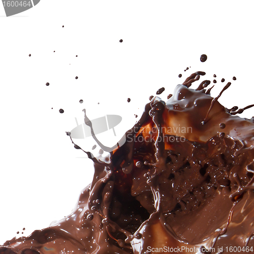 Image of pouring chocolate